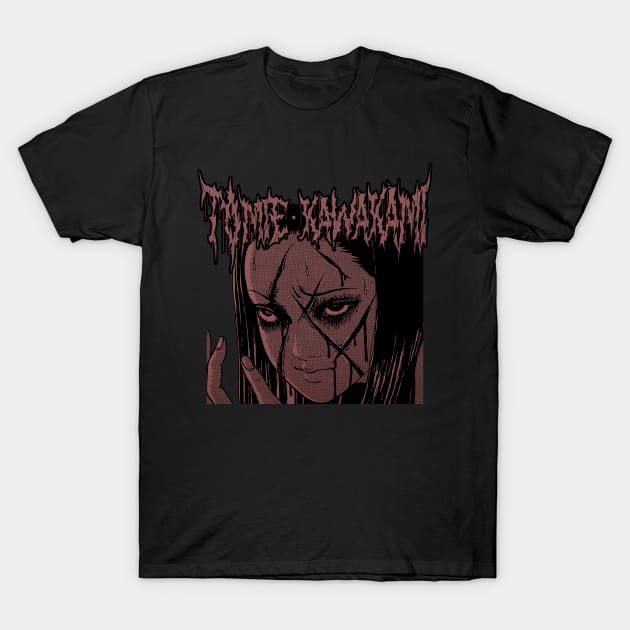 Death Metal Anime Japan T-Shirt by DeathAnarchy